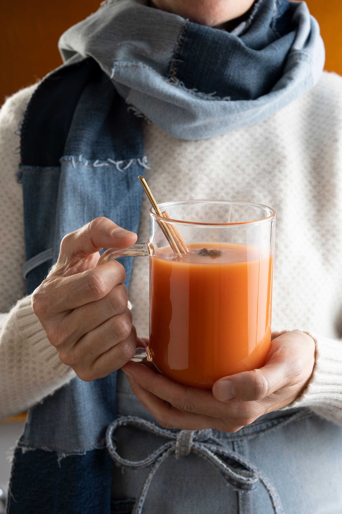Blood Orange Rum Hot Toddy