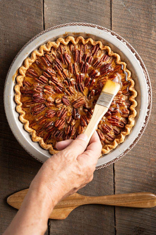 Honey pecan pie