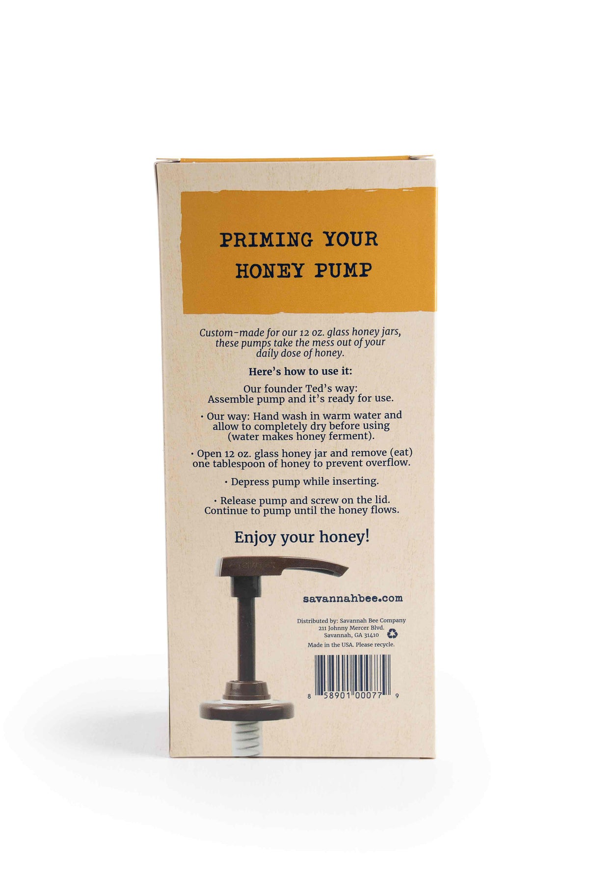 Small Pump for 12oz Honey (not meant for Whips)
