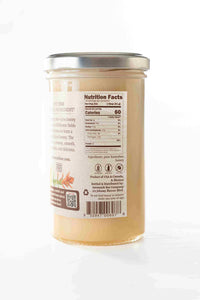 Back of a jar of original whipped honey.
