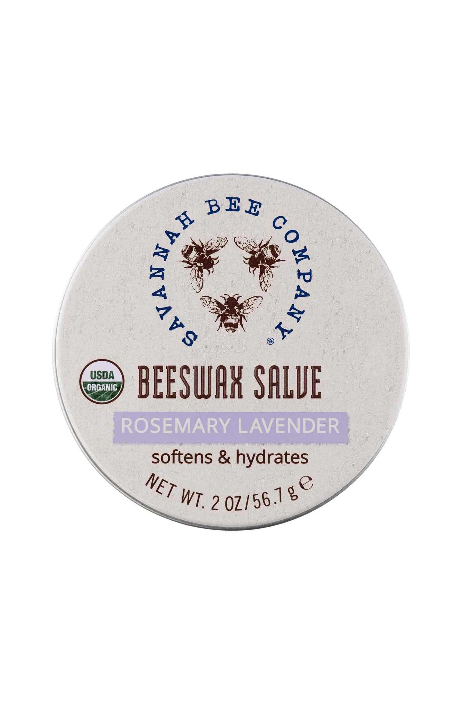 Beeswax Salve Rosemary Lavender 2 oz. studio image